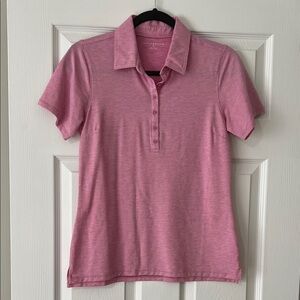 Pink Travis Mathew Golf Polo Small